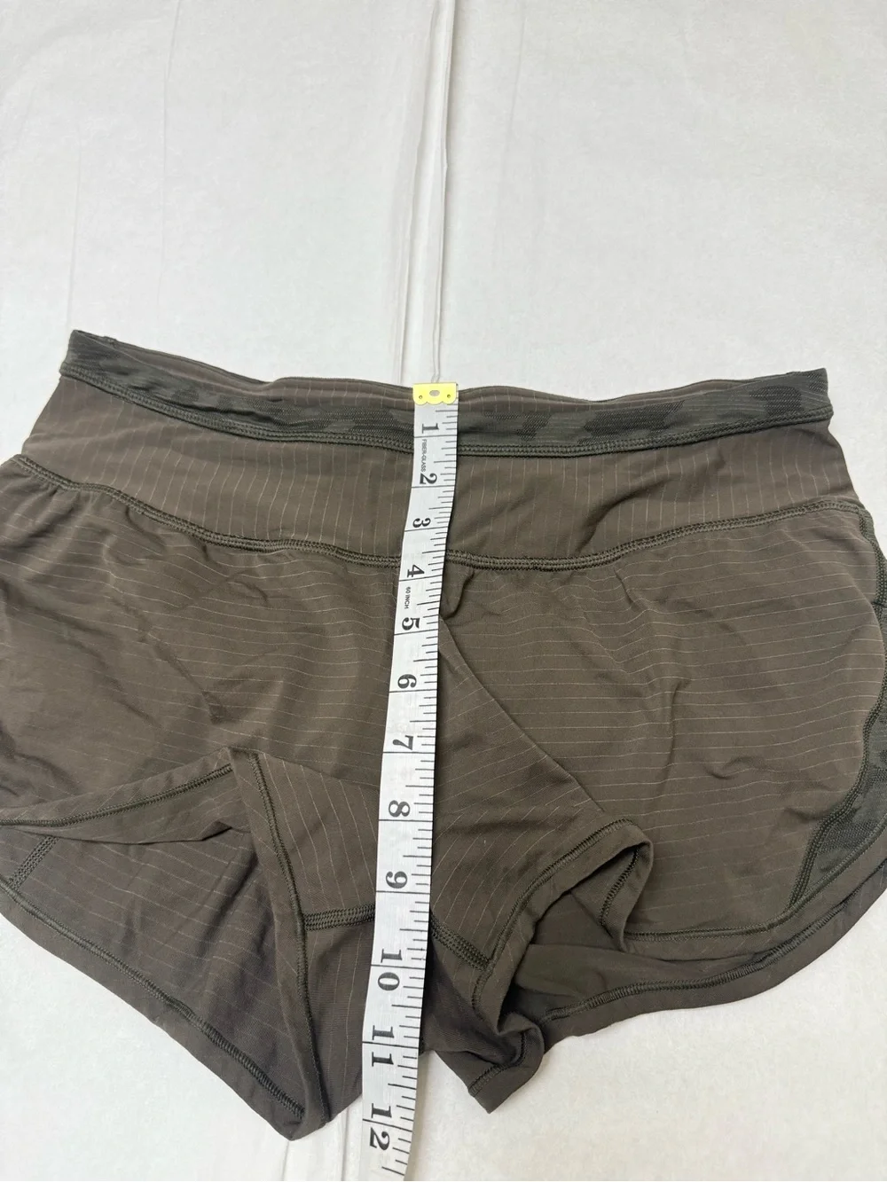 lululemon athletica Speed Up Shorts in a dark earth or olive green 🟢